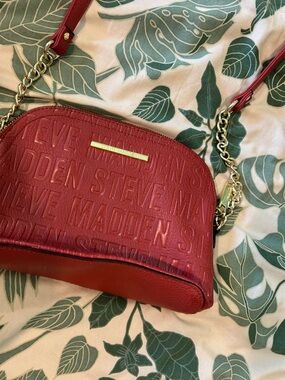 Steve Madden Rust Embossed Crossbody Bag